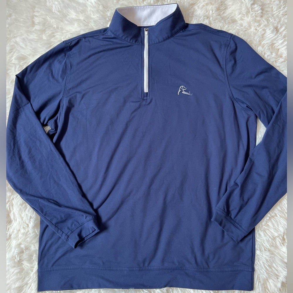 Rhoback Mens quarter zip size L